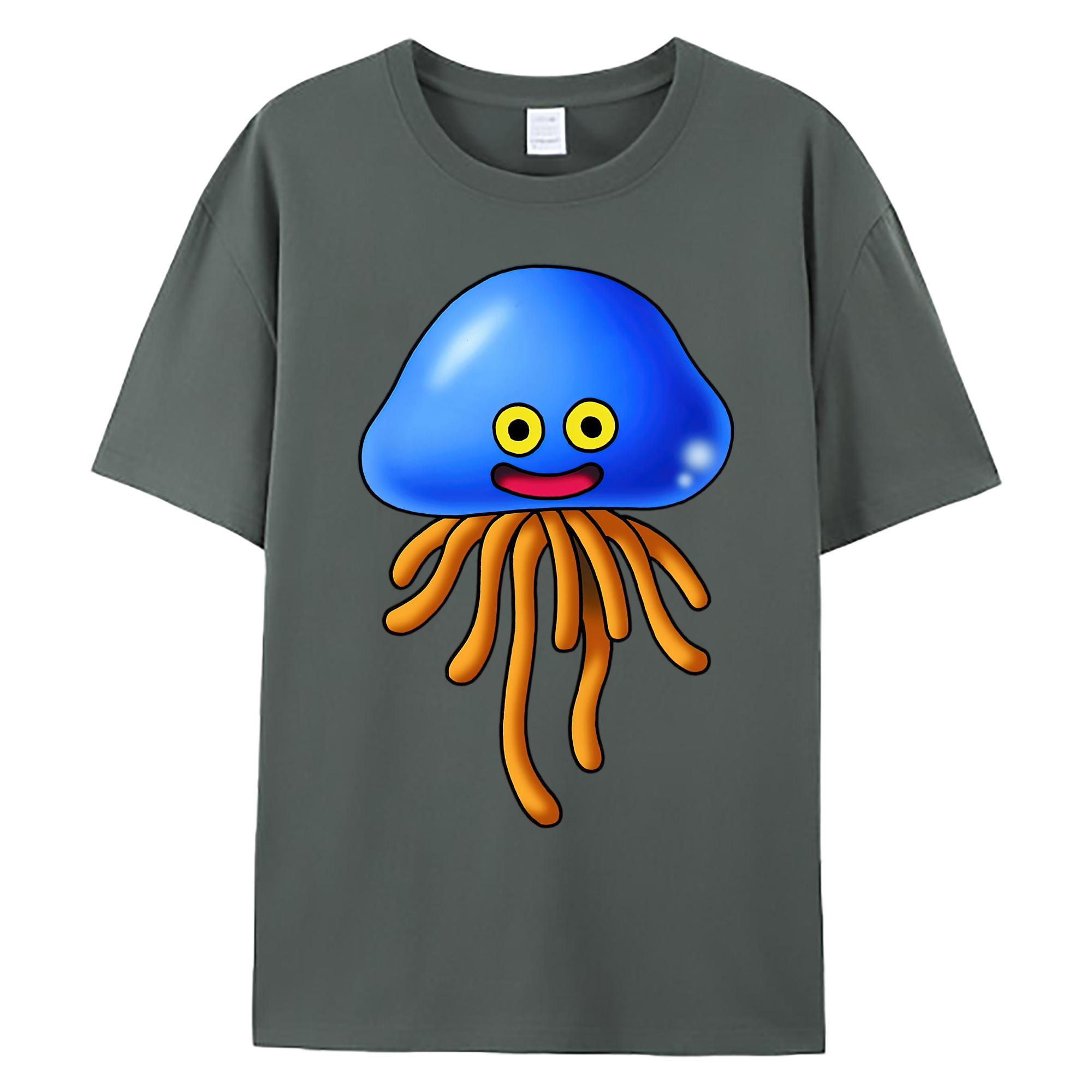 （画像用） ドラゴンクエスト Doragon Kuesuto Dragon Quest 綿100％ メンズ半袖Tシャツ｜肌触りやわらか＆通気性